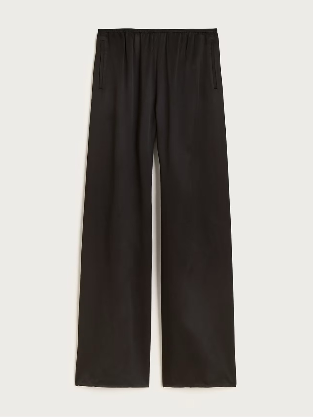 NWT J.Crew Cosmo pant in luster charmeuse black M
